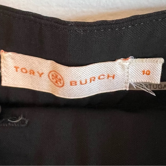 Worn Once! Tory Burch Black Pants | Size 10 - Picture 5 of 9